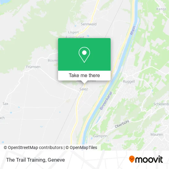 The Trail Training map