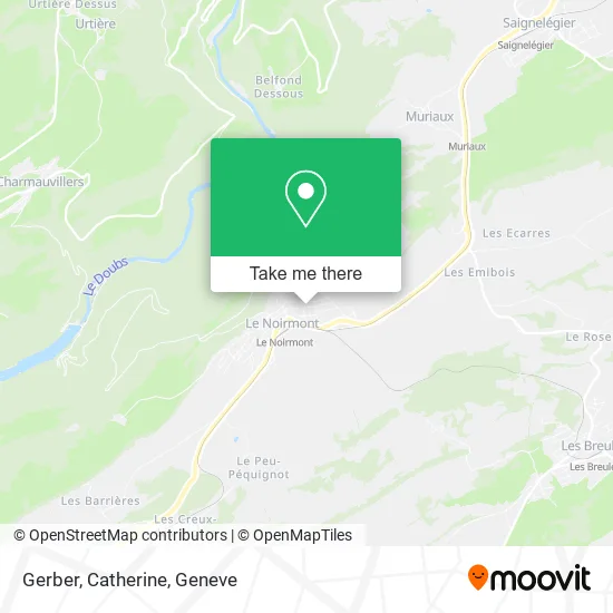 Gerber, Catherine map