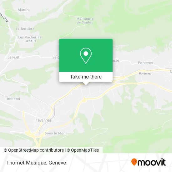 Thomet Musique map