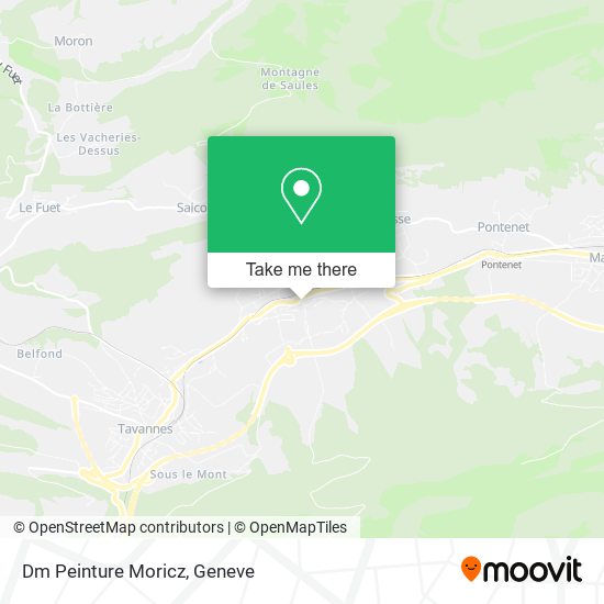 Dm Peinture Moricz map