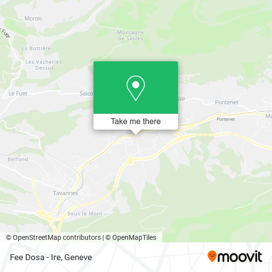 Fee Dosa - Ire map