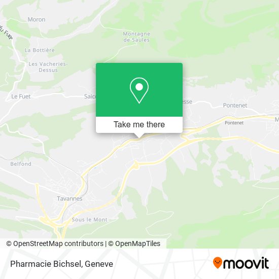 Pharmacie Bichsel map