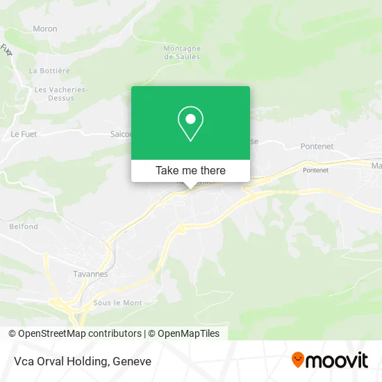 Vca Orval Holding map