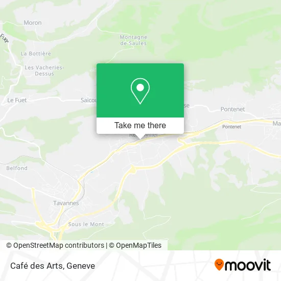 Café des Arts map