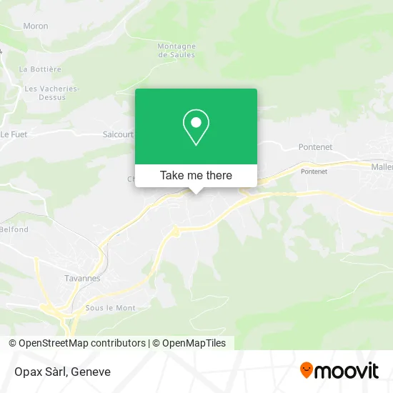 Opax Sàrl map