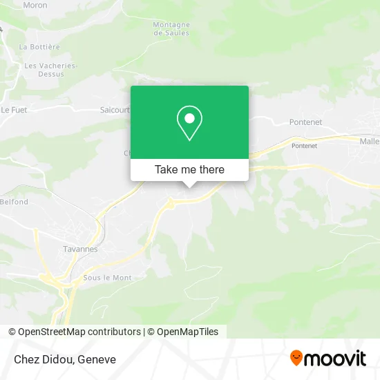 Chez Didou map
