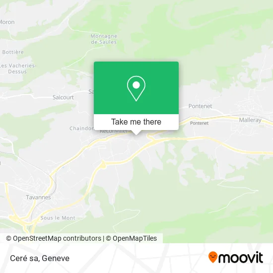 Ceré sa map