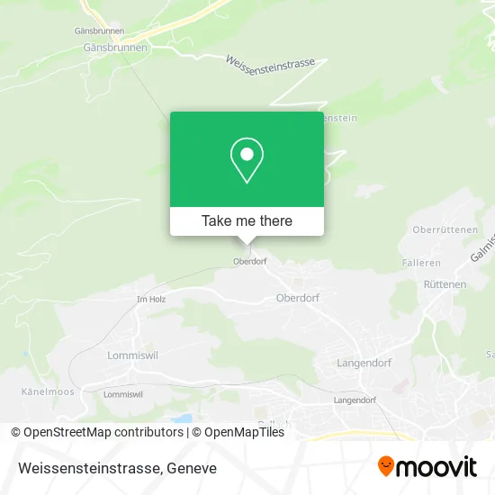 Weissensteinstrasse map