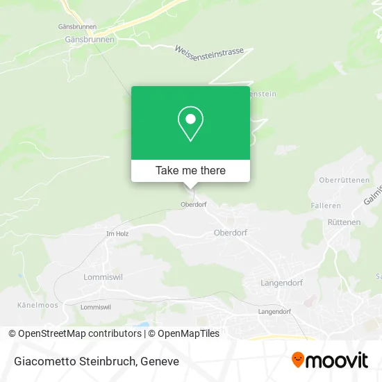 Giacometto Steinbruch map