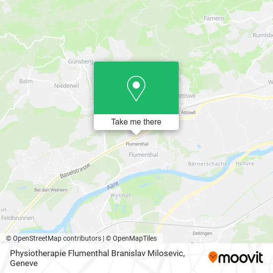 Physiotherapie Flumenthal Branislav Milosevic map