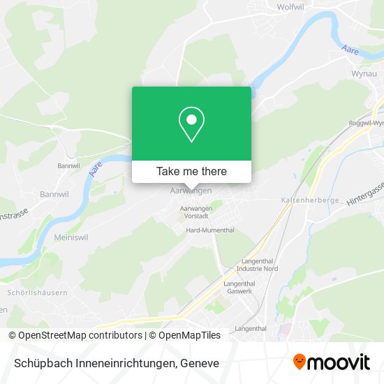 Schüpbach Inneneinrichtungen map
