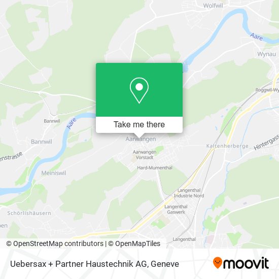 Uebersax + Partner Haustechnik AG map