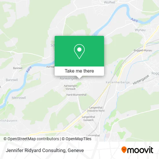 Jennifer Ridyard Consulting map