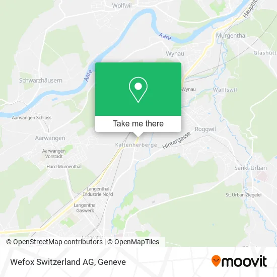 Wefox Switzerland AG map