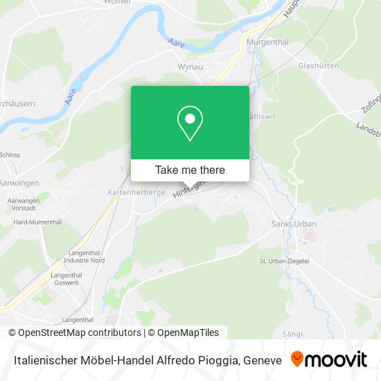 Italienischer Möbel-Handel Alfredo Pioggia map