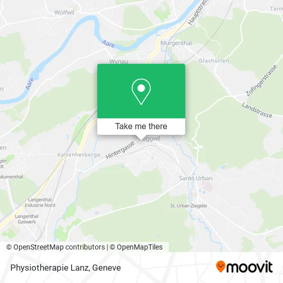 Physiotherapie Lanz map