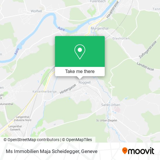 Ms Immobilien Maja Scheidegger map