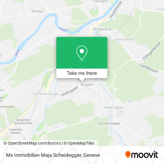 Ms Immobilien Maja Scheidegger map