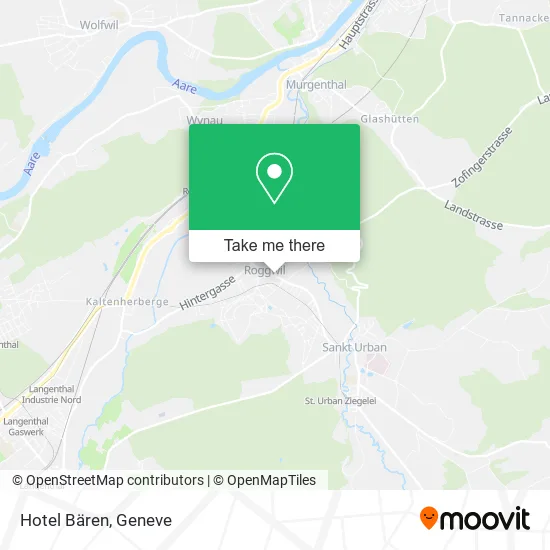 Hotel Bären map