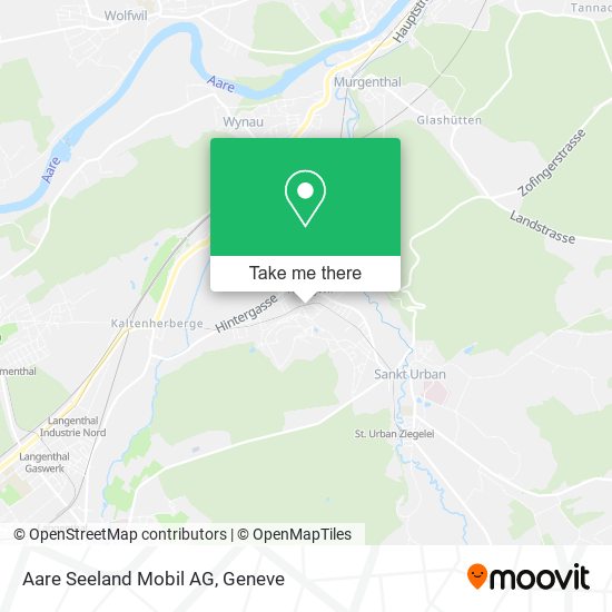 Aare Seeland Mobil AG map