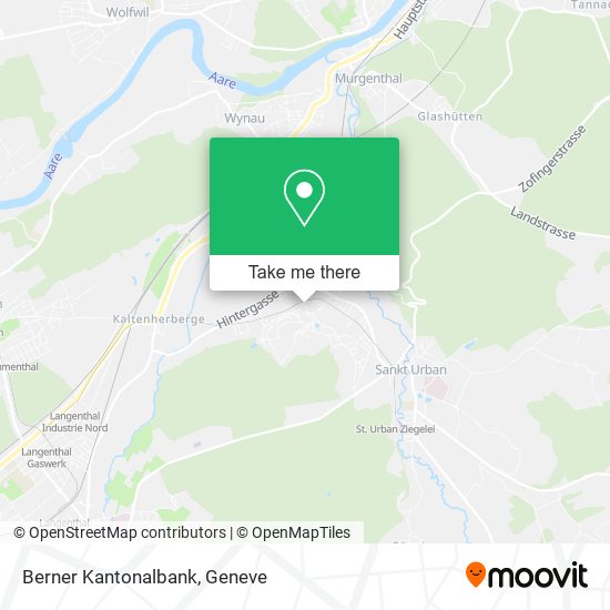 Berner Kantonalbank map