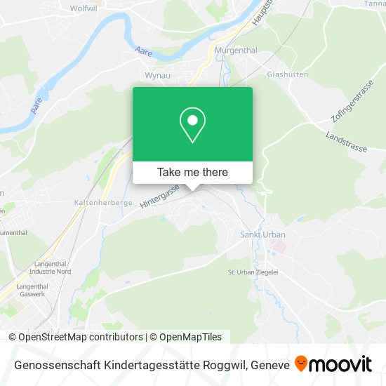 Genossenschaft Kindertagesstätte Roggwil map