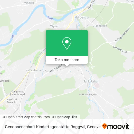 Genossenschaft Kindertagesstätte Roggwil map