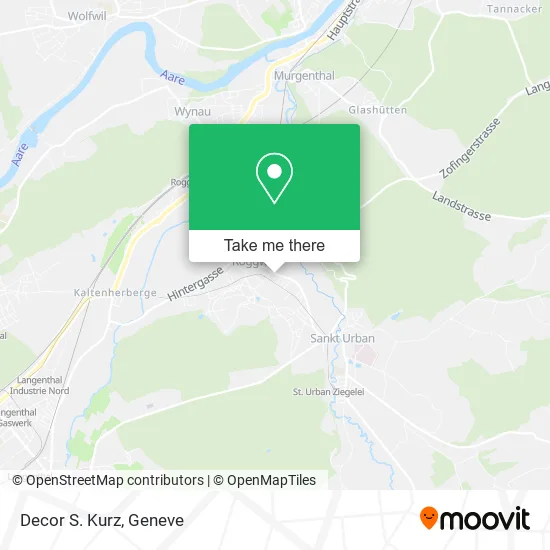Decor S. Kurz map