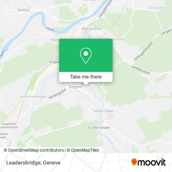 Leadersbridge map