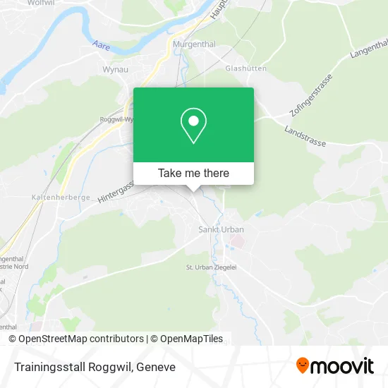 Trainingsstall Roggwil map