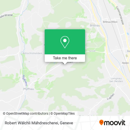 Robert Wälchli Mähdrescherei map