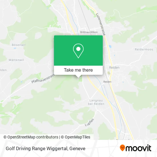 Golf Driving Range Wiggertal map