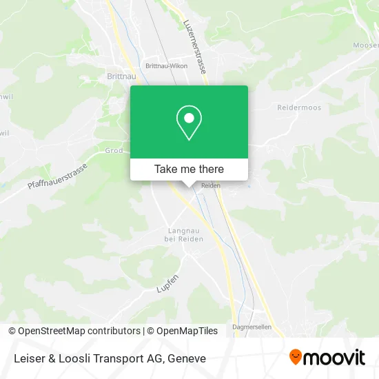 Leiser & Loosli Transport AG map