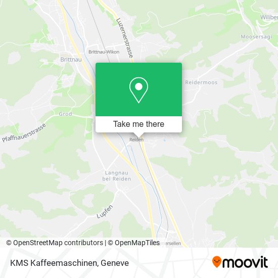 KMS Kaffeemaschinen map