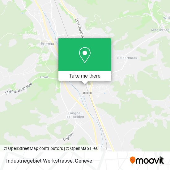 Industriegebiet Werkstrasse map