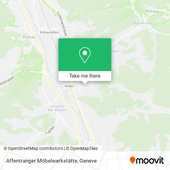 Affentranger Möbelwerkstätte plan