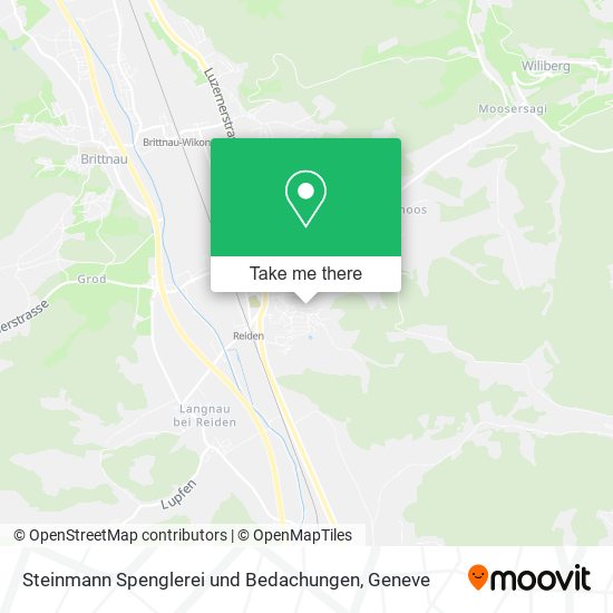 Steinmann Spenglerei und Bedachungen map