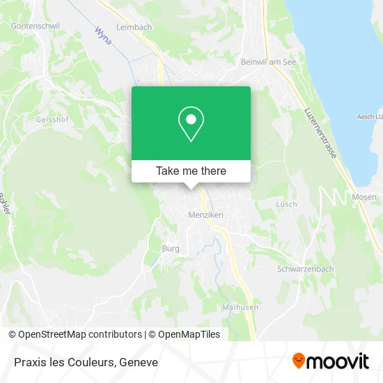 Praxis les Couleurs map