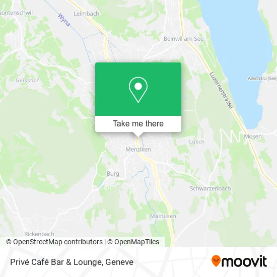 Privé Café Bar & Lounge map