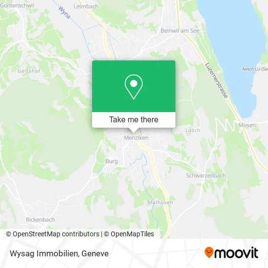 Wysag Immobilien map