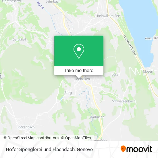 Hofer Spenglerei und Flachdach map