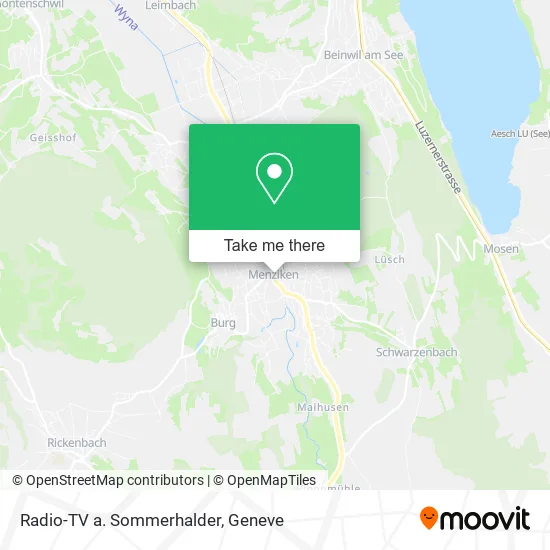 Radio-TV a. Sommerhalder map