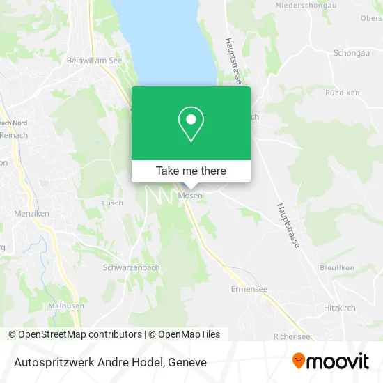Autospritzwerk Andre Hodel map