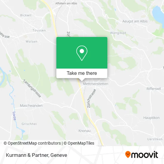 Kurmann & Partner map
