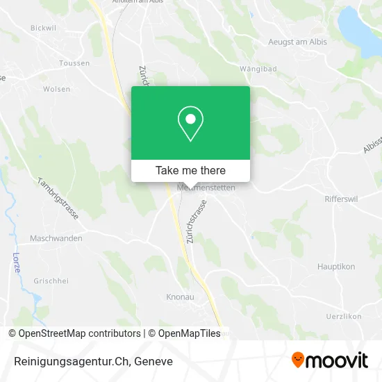 Reinigungsagentur.Ch map