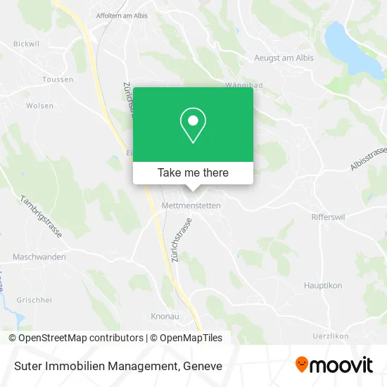 Suter Immobilien Management map