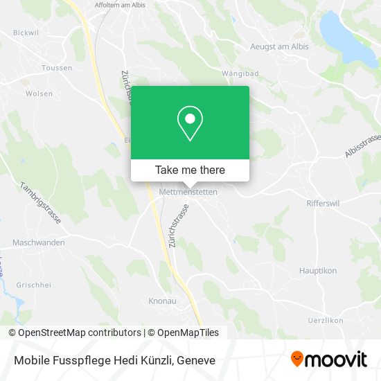 Mobile Fusspflege Hedi Künzli map