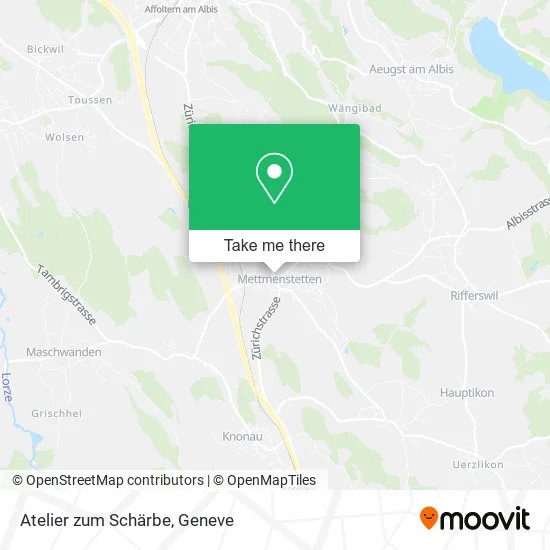 Atelier zum Schärbe map