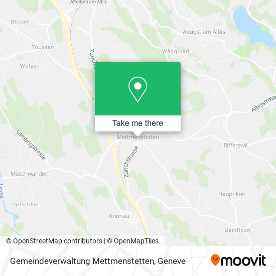 Gemeindeverwaltung Mettmenstetten plan