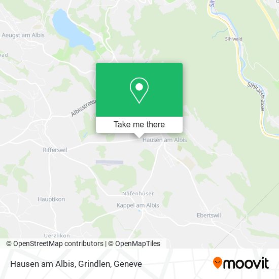 Hausen am Albis, Grindlen map